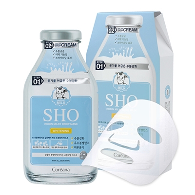 Mặt nạ 2 bước dưỡng ẩm SHO MILKY DROP MASK 2-STEP