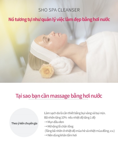 Sửa rửa mặt khô SHO SPA CLEANSER