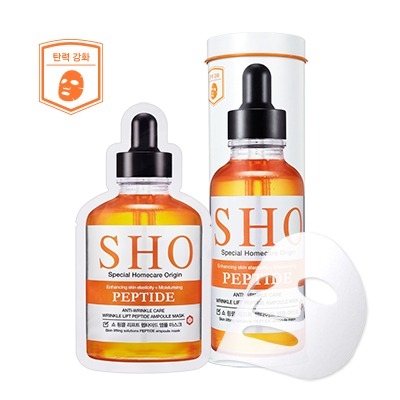 Mặt nạ nâng cơ SHO WRINKLE LIFT PEPTIDE AMPOULE MASK