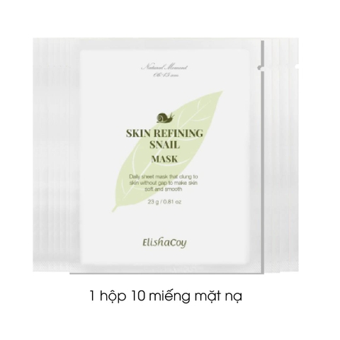 Skin Refining Snail Mask - Mặt nạ dưỡng da cấp ẩm chuyên sâu và chống lão hóa
