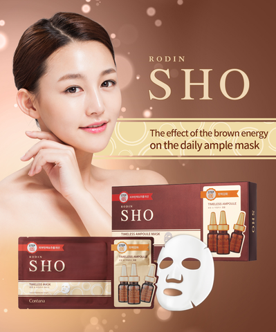 Mặt nạ 2 bước chống lão hóa RODIN SHO TIMELESS AMPOULE MASK 2-STEP