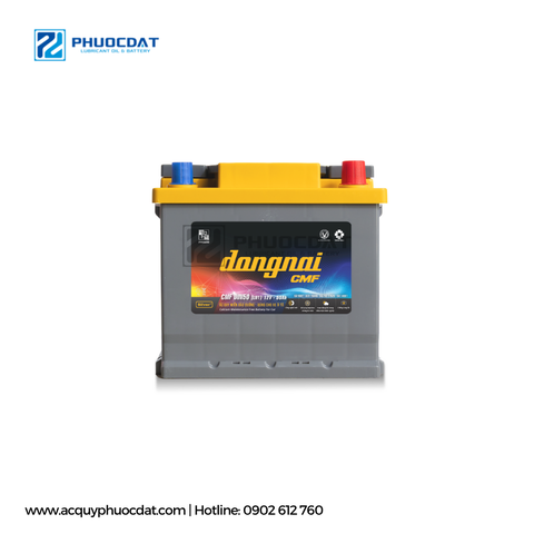 Ắc Quy Khô Đồng Nai CMF DIN50 12V 50AH - Miễn Bảo Dưỡng Chính Hãng