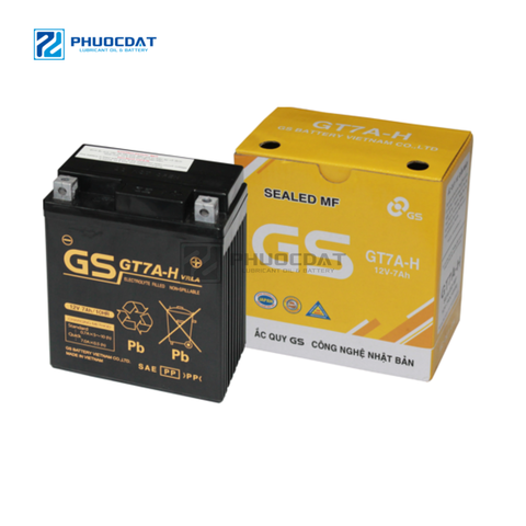 Ắc quy GS GT7A 12V 7AH cho xe máy
