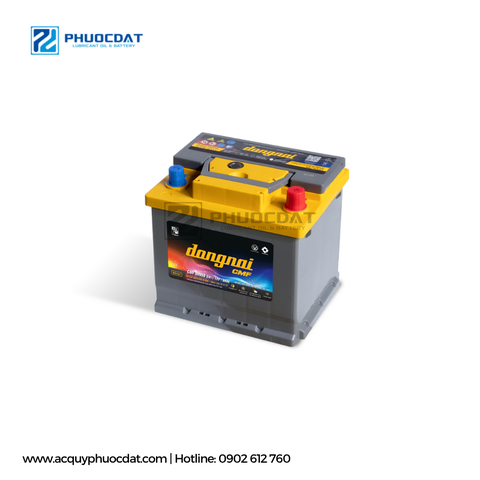 Ắc Quy Khô Đồng Nai CMF DIN50 12V 50AH - Miễn Bảo Dưỡng Chính Hãng