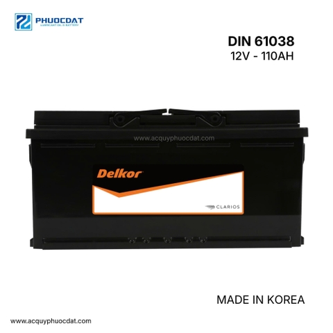 ẮC QUY DELKOR 61038 12V 110AH
