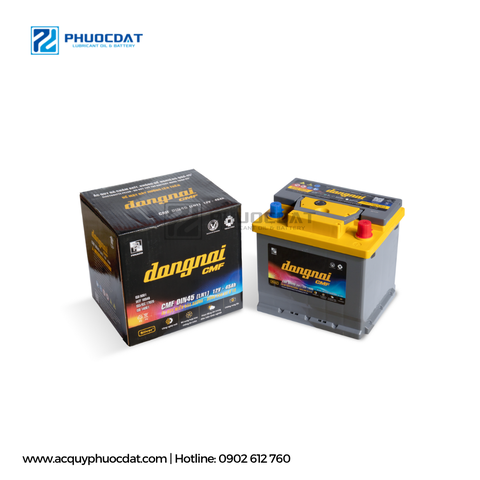 Ắc Quy Khô Đồng Nai CMF DIN45 12V 45AH - Miễn Bảo Dưỡng Chính Hãng