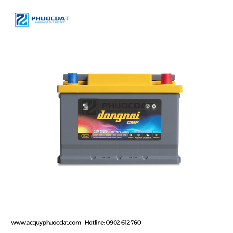 Ắc Quy Khô Đồng Nai CMF DIN65 (LBN2) 12V 65AH - Miễn Bảo Dưỡng Chính Hãng