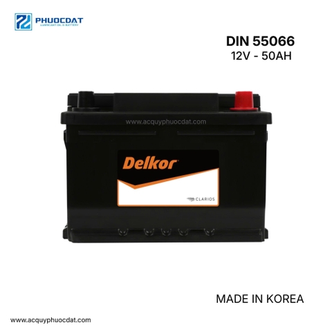 ẮC QUY DELKOR 55066 12V 50AH