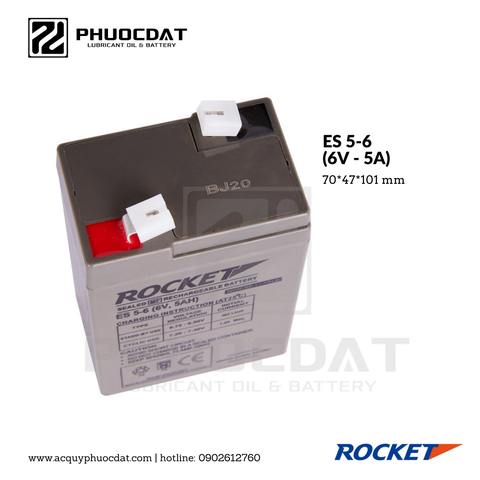 Ắc quy Rocket ES 5-6