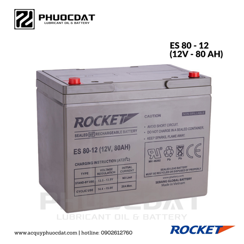 Ắc quy Rocket ES 80 - 12