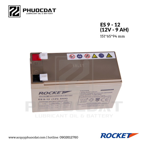 Ắc quy Rocket ES 9 - 12