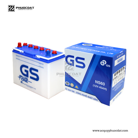 Ắc quy GS NS60 12V-45AH