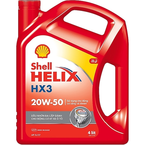 Nhớt shell Helix HX3 20W-50 4Lit