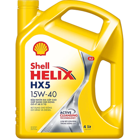 Nhớt shell Helix HX5 15W-40 4Lit