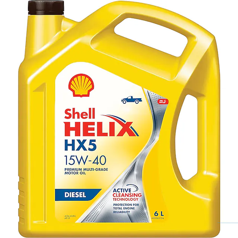 Nhớt shell Helix HX5 Diesel 15W-40 6Lit MÁY DẦU