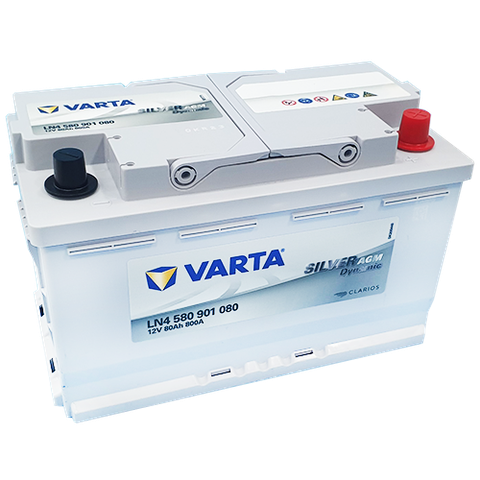 Ắc quy VARTA AGM LN4 580901080 12V - 80AH (ECO/START-STOP PLUS)