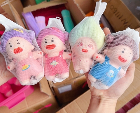 Squishy Nhân Vật Tóc Xù