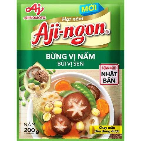 Hạt Nêm Aji- Ngon Nấm Sen-200g