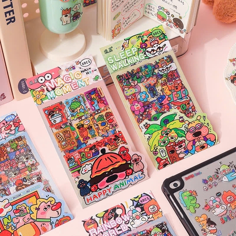 Set 4 Tấm Sticker Magic Moment