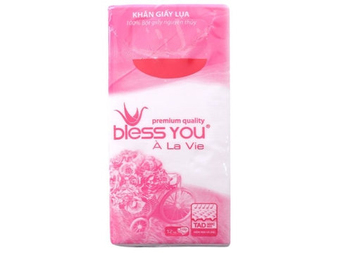 Khăn Giấy Cầm Tay Bless You - 12 Miếng