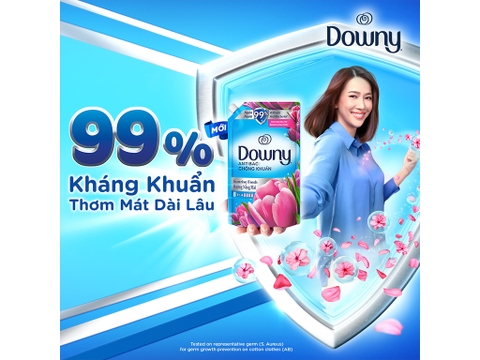 Nước xả Downy hương nắng mai 10 góix20ml