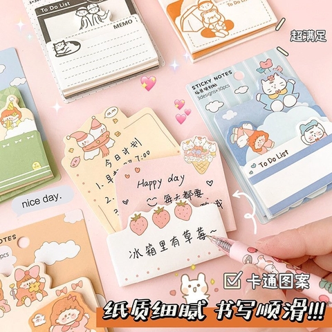 Giấy Note 3 Tầng Cute