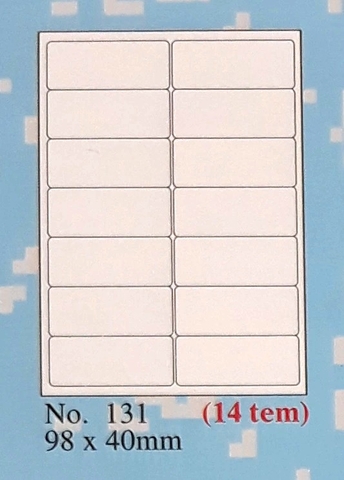 Decal A4 Tomy 131 - 132 - 133 - 136