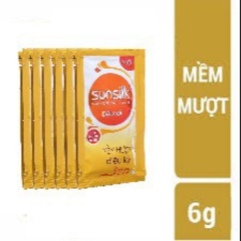Dây dầu Gội Sunsilk mềm mượt diệu kì 6ml x 12 gói