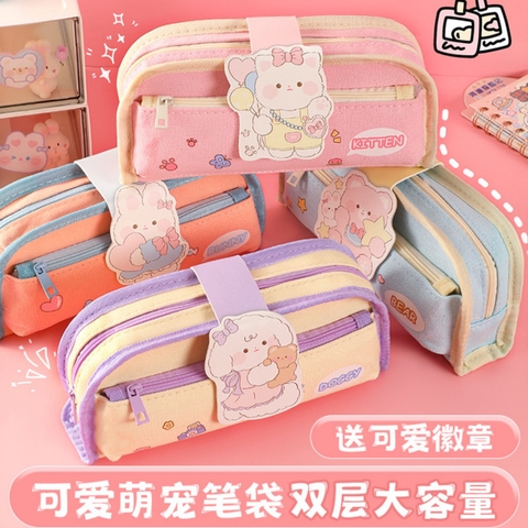Túi Đựng Bút Vải Hình Thú