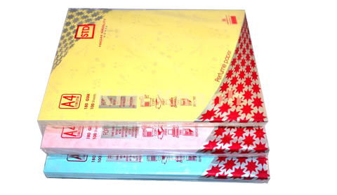Bìa thơm A4 STD - 180gsm - hồng