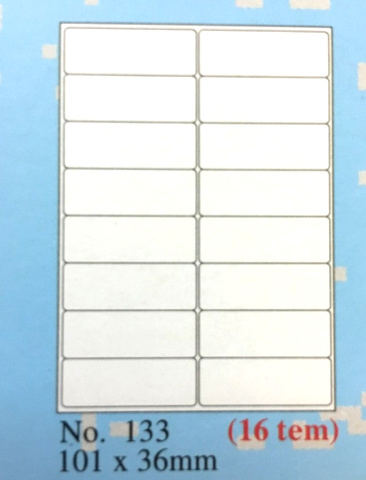 Decal A4 Tomy 131 - 132 - 133 - 136