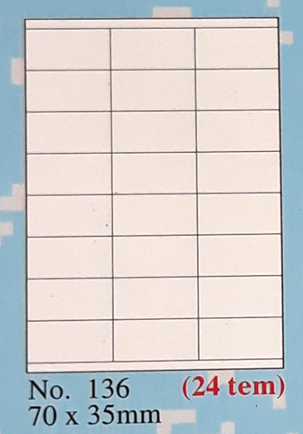 Decal A4 Tomy 131 - 132 - 133 - 136