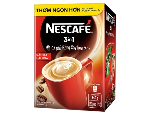 Cà Phê Nescafe Vị Nguyên Bản 3in1 - Đỏ 340g
