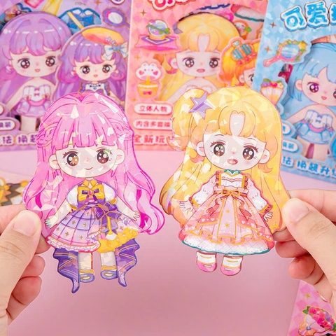 Sticker Nam Châm Thay Đồ Công Chúa
