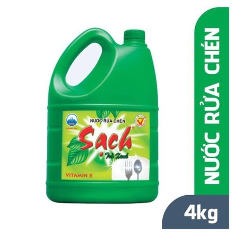 Nước rửa chén NET Sạch trà xanh can 3.88 lít