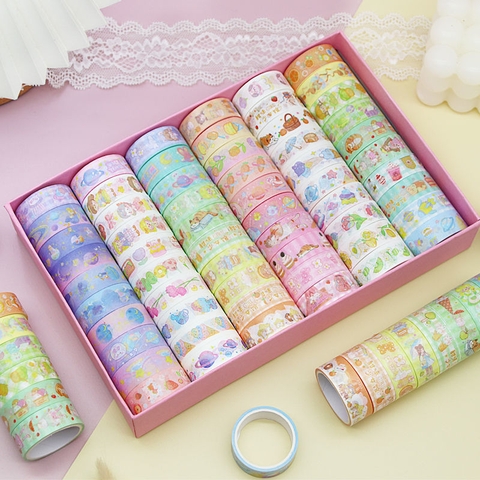Washi Tape 60 Cuộn Dễ Thương