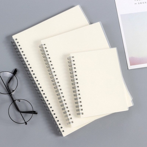 Sổ Lò Xo Còng Bìa Mờ A5- Caro