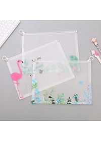 Túi File Đựng Tài Liệu A4 Túi Zip K74