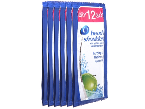 Dầu gội sạch gàu Head & Shoulders bạc hà mát lạnh 5.7ml x 12 gói