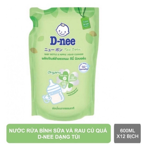 Nước Rửa Bình Sữa Dnee Thái - Túi 600ml