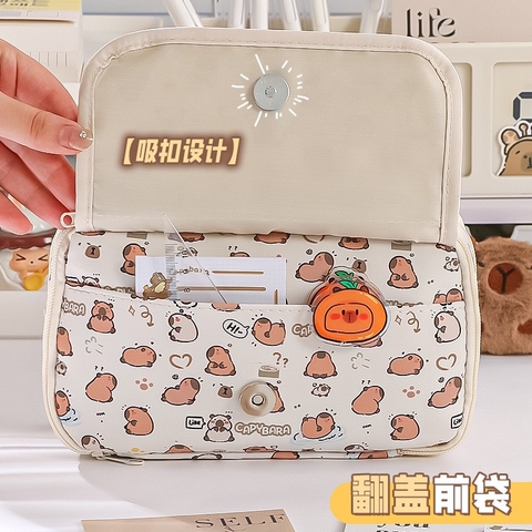 Túi Đựng Bút Nhiều Ngăn Capybara