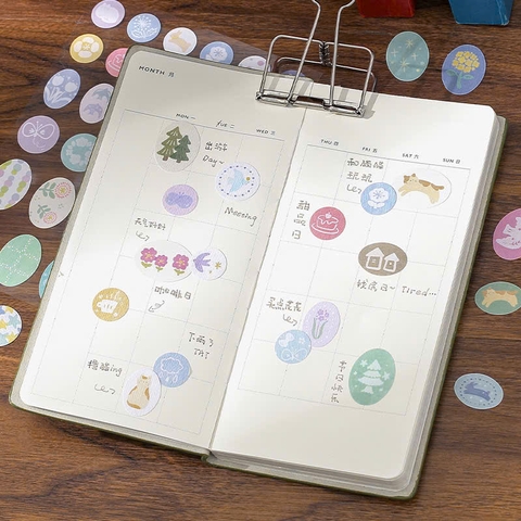 Set 2 Tấm Sticker Sunlight Day