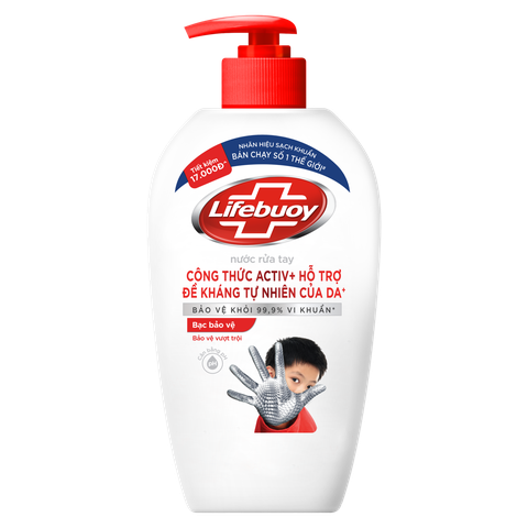 Nước rửa tay Lifebuoy bảo vệ vượt trội - chai 177ml