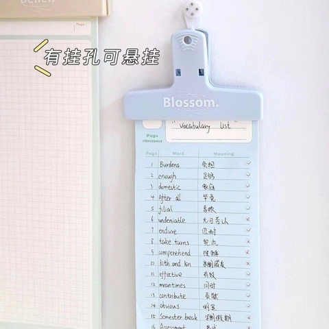 Kẹp Giấy Size To Màu Pastel