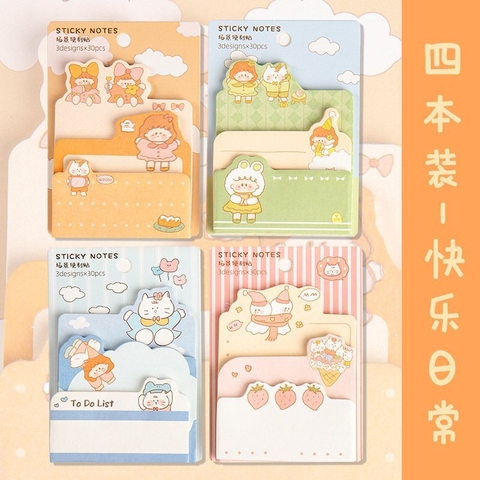 Giấy Note 3 Tầng Cute