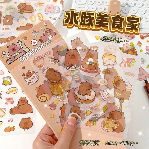 Sticker Capybara Mẫu Mới