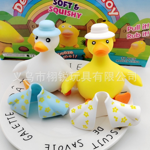 Squishy Vịt Áo Tháo Rời
