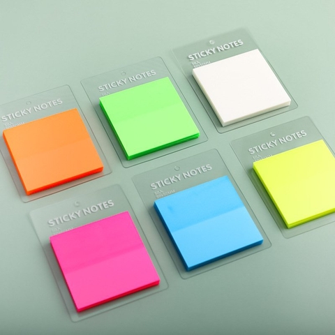 Giấy Note Trong Nhiều Màu 50 Tờ