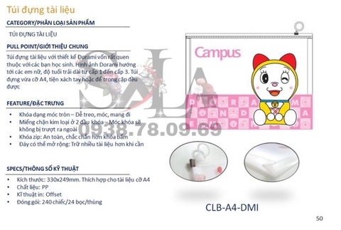 Túi Đựng Tài Liệu Doraemi