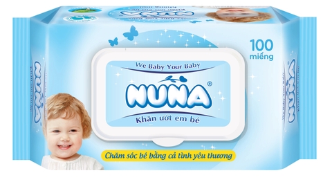 Khăn giấy ướt Nuna - 100 Miếng